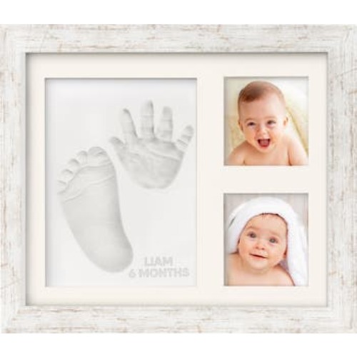 Baby Handprint & Footprint Keepsake Solo Frame