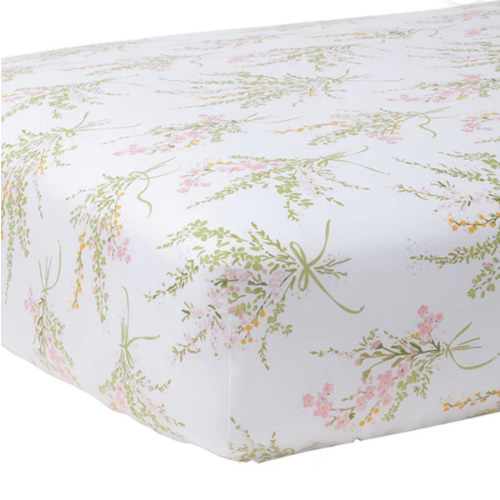 Truvy Pink Crib Sheet