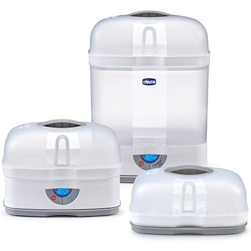 3-in-1 Modular Baby Bottle, Pacifier, Pump Parts, etc. Sterilizer - Grey