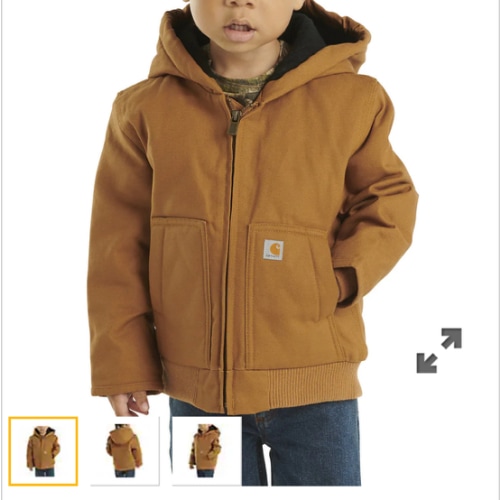 Boys' Hooded Insulated Active Jac (Baby/Toddler) | Kids' Active Jacs | Carhartt