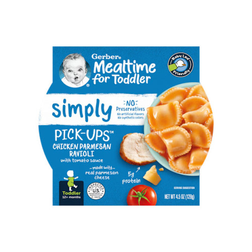 Gerber Simply Pick-Ups Chicken Parmesan Ravioli (Pack of 8)