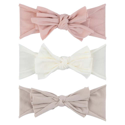 3 Pack Pink, Tan & Ivory Headband Set – Ely's & Co.