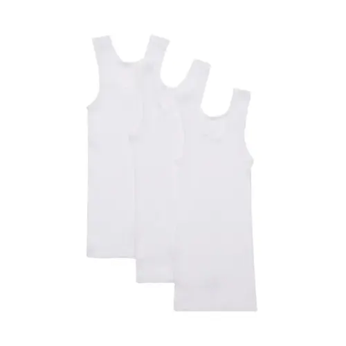 Bonds 3 Pack Singlet Chesty White | Baby Bunting AU
