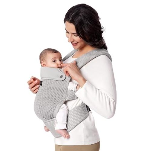 Momcozy PureHug Baby Carrier - Ergonomic, Cozy and Lightweight for 7-45 lbs