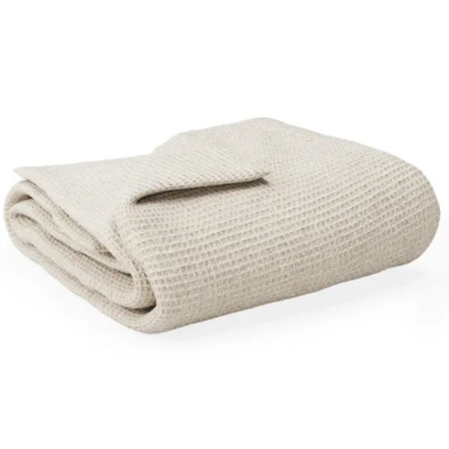Organic Waffle Baby Blanket