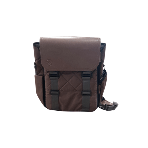 Paperclip Willow Diaper Bag, Baked Oak