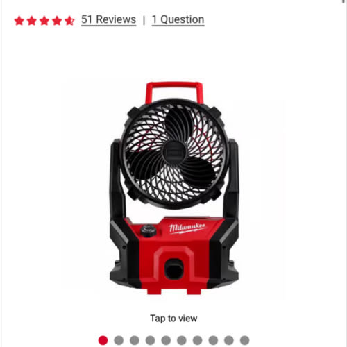 Milwaukee M18 16 in. H Personal Fan