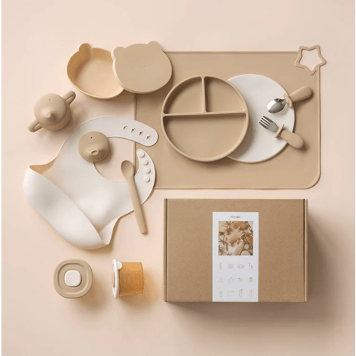 First Bites Gift Set (Croissant/Ivory)