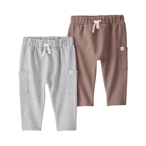 Little Planet by Carter's Baby Boys' 2-Pack Pants Made with Organic Cotton