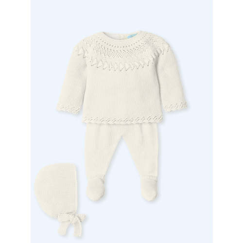Knit Set 'Limonata' Ecru