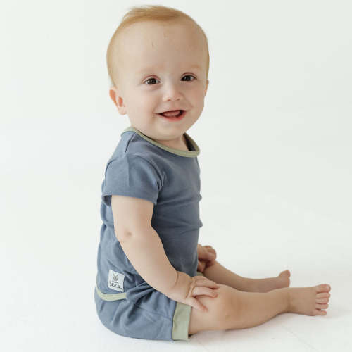 Slate & Sage Shorty Romper Luxe Edition | Cotton Bamboo Blend