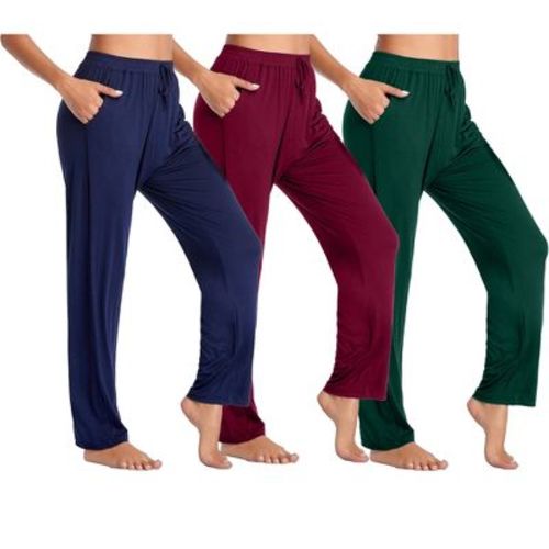 Blue Ice Women's Classic Loose Fit Lounge Pants-3 Pack