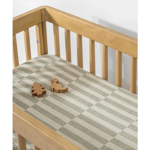 Babyletto All-Stages Bassinet Sheet in GOTS Certified Organic Muslin Cotton