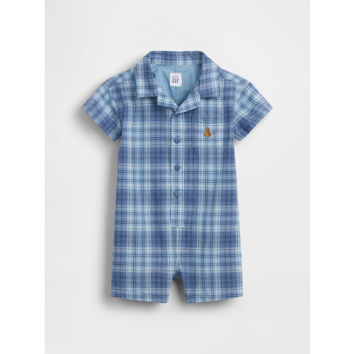 Baby Plaid Shorty One-Piece