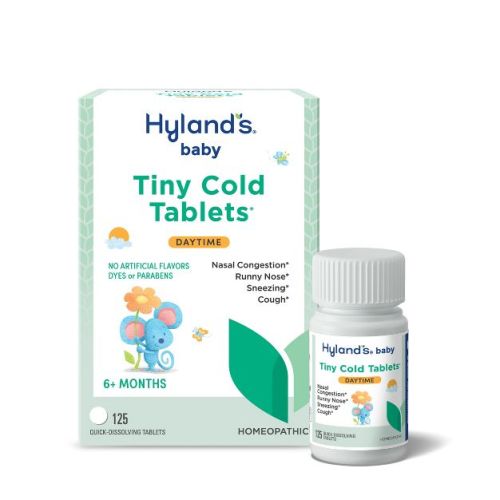Hyland's Baby Tiny Cold Relief, Quick-Dissolve Tablets - 125ct: Paraben-Free, Dye-Free