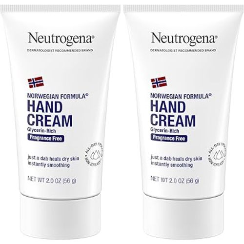 Neutrogena Norwegian Formula Hand Cream FragranceFree, 2 Ounce (Pack of 2)