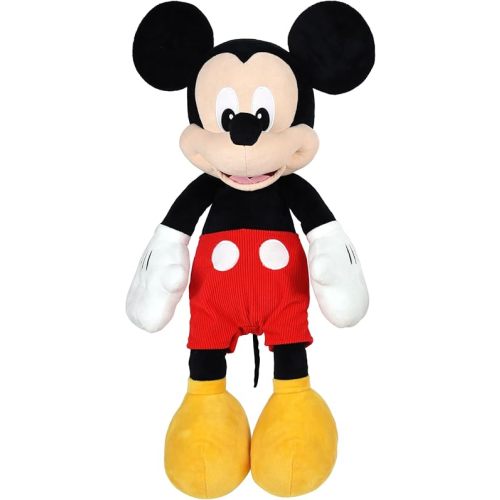 Disney Junior Mickey Mouse Jumbo 25-inch Plush Mickey Mouse, Stuffed Animals, Pretend Play, Kids Toys for Ages 2 Up by Just Play