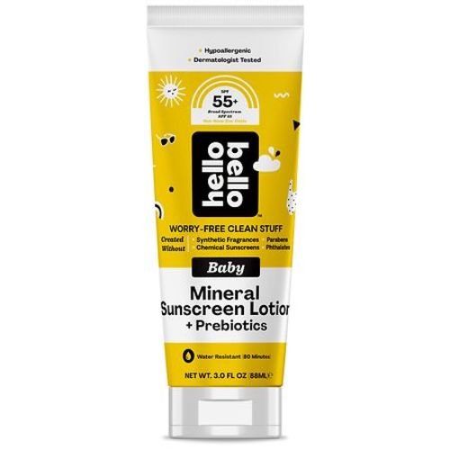 HELLO BELLO Baby Mineral SPF 55 + Sunscreen Lotion With Prebiotics