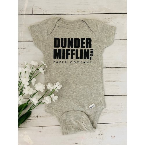 Dunder Mifflin Onesie  the Office Onesie  Funny Office