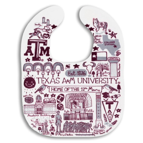 Texas A&M Julia Gash Baby Bib