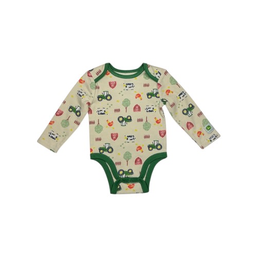 John Deere Infant Boy's Barnyard Bodysuit