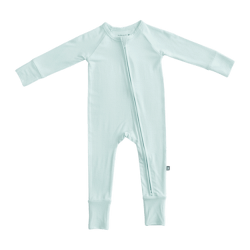 Bumbunny Baby | Convertible Footed Romper in Sea Glass