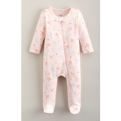 Print Cotton Footie