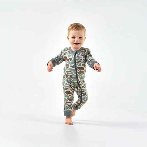 Baby Zip Up - Retro Duck Camo – BURLEBO