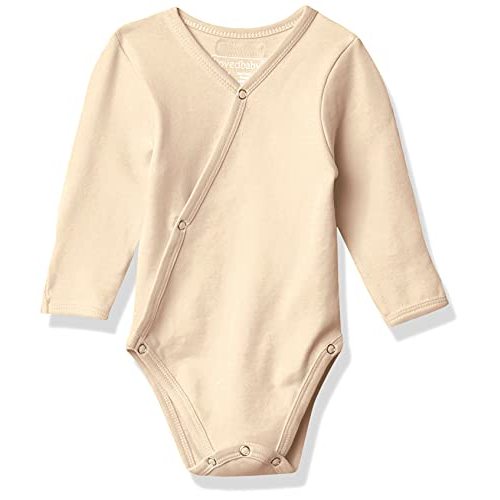 L'ovedbaby Unisex Baby Organic Cotton Kimono Bodysuit