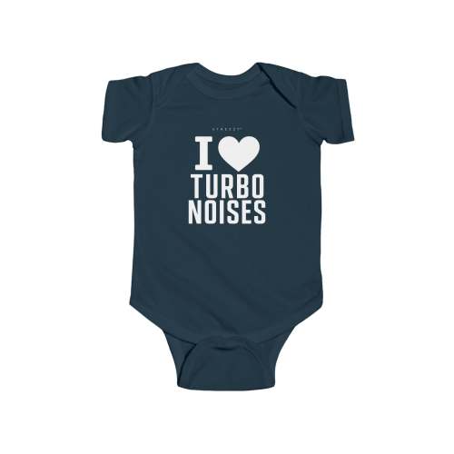 I Love Turbo Noises Baby Bodysuit | Strezzy