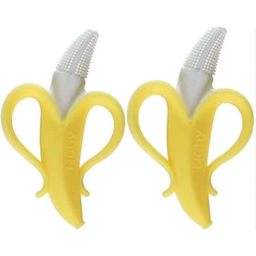 Nuby Nananubs Banana Massaging Teether (Pack of 2)