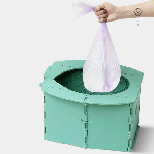 2025 New Travel Potty, Upgraded Portable Potty, Foldable Potty Seat with Cleaning Bags, Reusable Toilet for Outdoor Camping, Travel, Potty Seat (Pink/Blue)