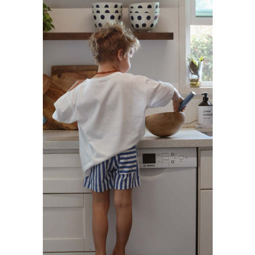 Linen Striped Shorts | The Milk Crew
