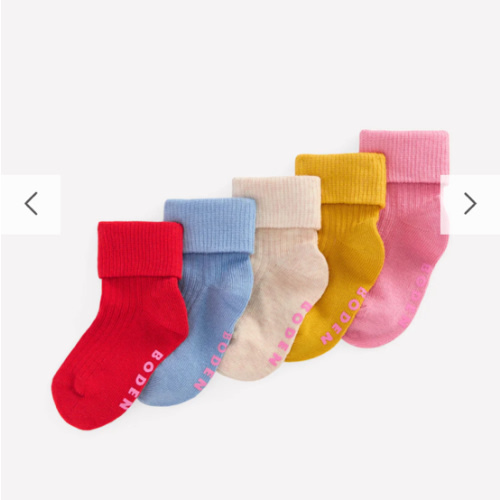 Baby 5-pack Socks-Multi | Boden USA