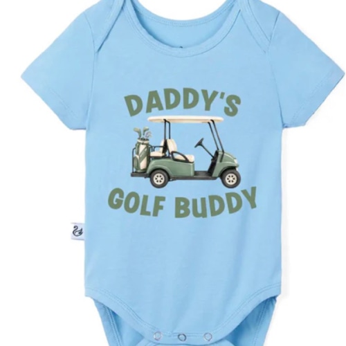 Daddy’s Golf Buddy Baby Onesie