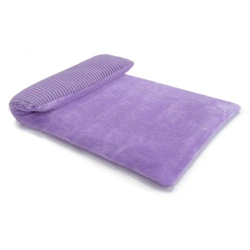 Microwavable Heating Pad with Washable Cover 13x7 Inch Flaxseed Microwave Hot Pack, Lavender Scent, Moist Warm Compress for Relaxation, Non-Electric & Portable