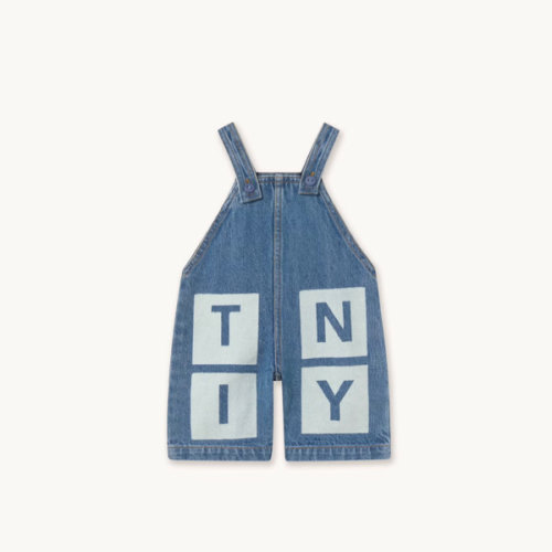 TINY DENIM DUNGAREE BABY medium wash denim | TINY
