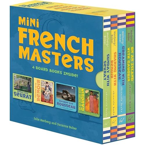 Mini French Masters Boxed Set: 4 Board Books Inside! (Mini Masters, 11) Board book – November 13, 2018