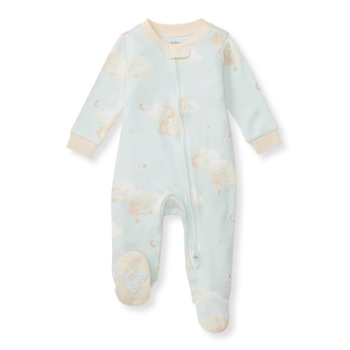 Good Night Sky Organic Cotton Sleep and Play Ice Flow