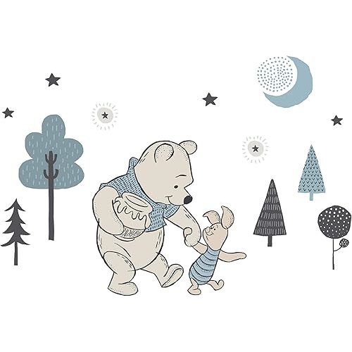Lambs & Ivy Forever Pooh Wall Decals, Multicolor