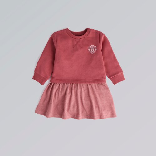 Manchester United Baby Jersey Dress Pink