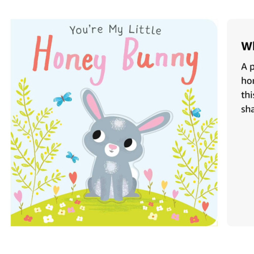 You're My Little Honey Bunny (Board Book for Babies and Toddlers 0-2 years old)