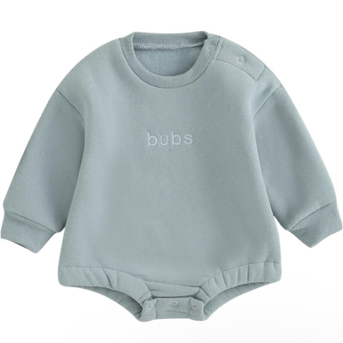 VISGOGO Newborn Infant Baby Boy Girls Oversized Romper Little Dude Sweater Onesie Coming Home Outfit Neutral Clothes