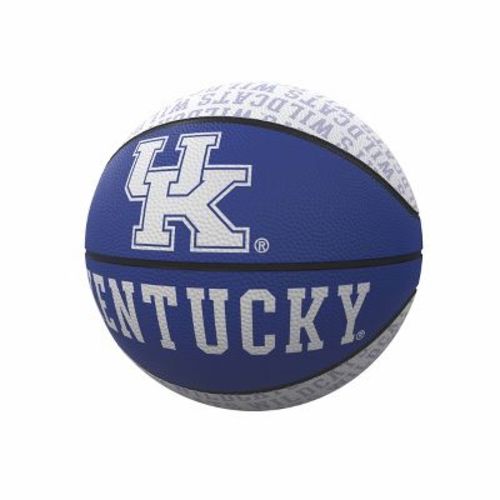 NCAA Kentucky Wildcats Repeating Logo Mini-Size Rubber Sport Basketball