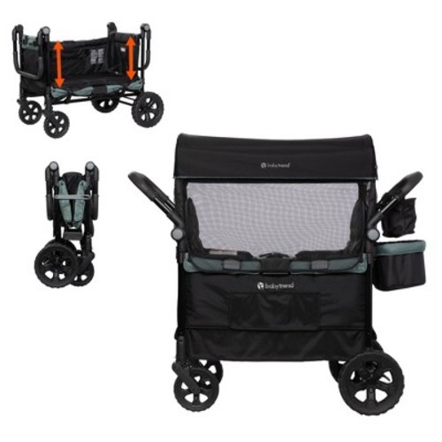 Baby Trend Quest PLUS 3-in-1 Stroller Wagon - Madrid Green
