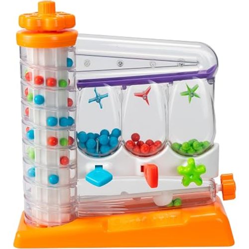 Fat Brain Toys SortAgain, Sensory Marble Run Toy with Magical Self-Sorting Feature, Engaging Fine-Motor Fun for Ages 2+