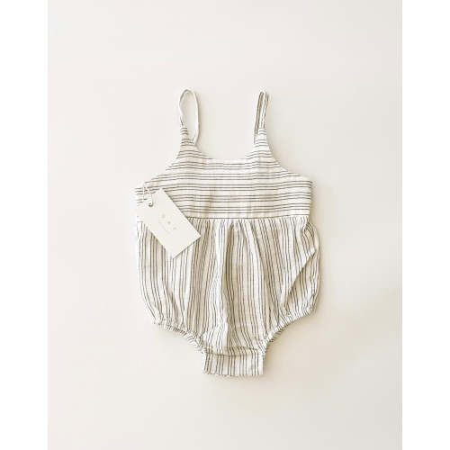 Coastal Stripe Bubble Romper