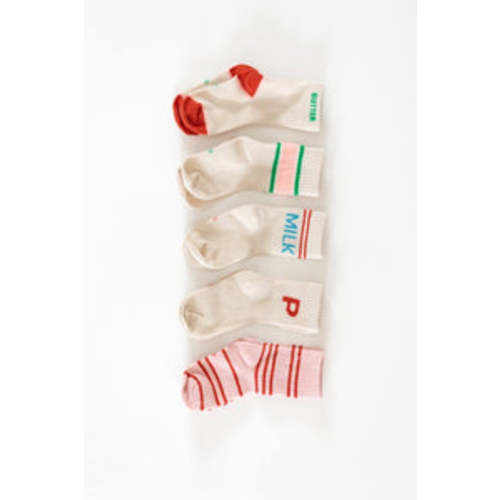 grocery list sock collection / 5-pack