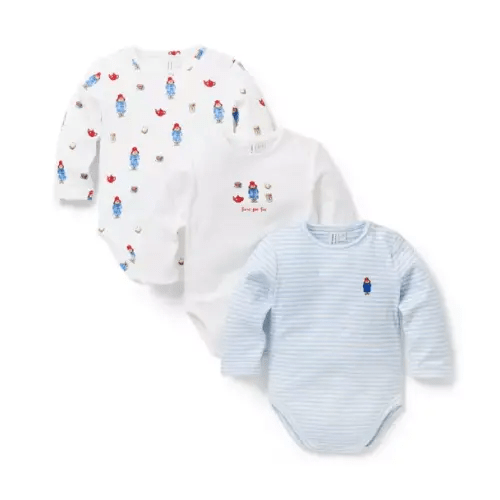 Baby Jet Ivory Paddington™ x Janie and Jack Baby Bodysuit 3-Pack by Janie and Jack