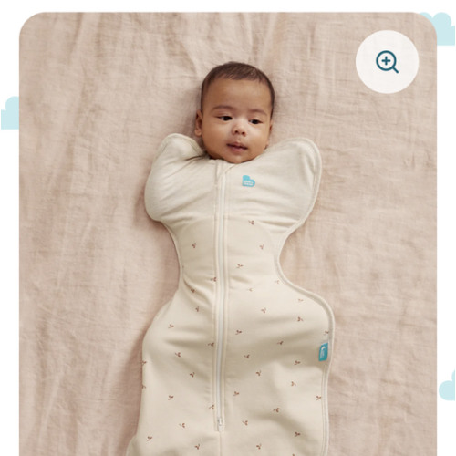 Swaddle Up™ 1.5 TOG Cotton Oatmeal Twigs